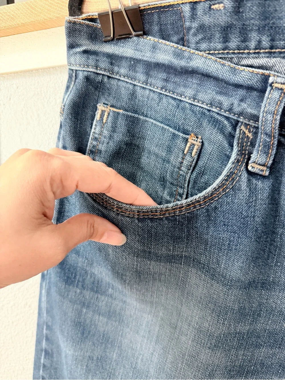 Wrangler Jeans Co. Men's Relaxed Bootcut Jeans Medium Wash Size 34x32